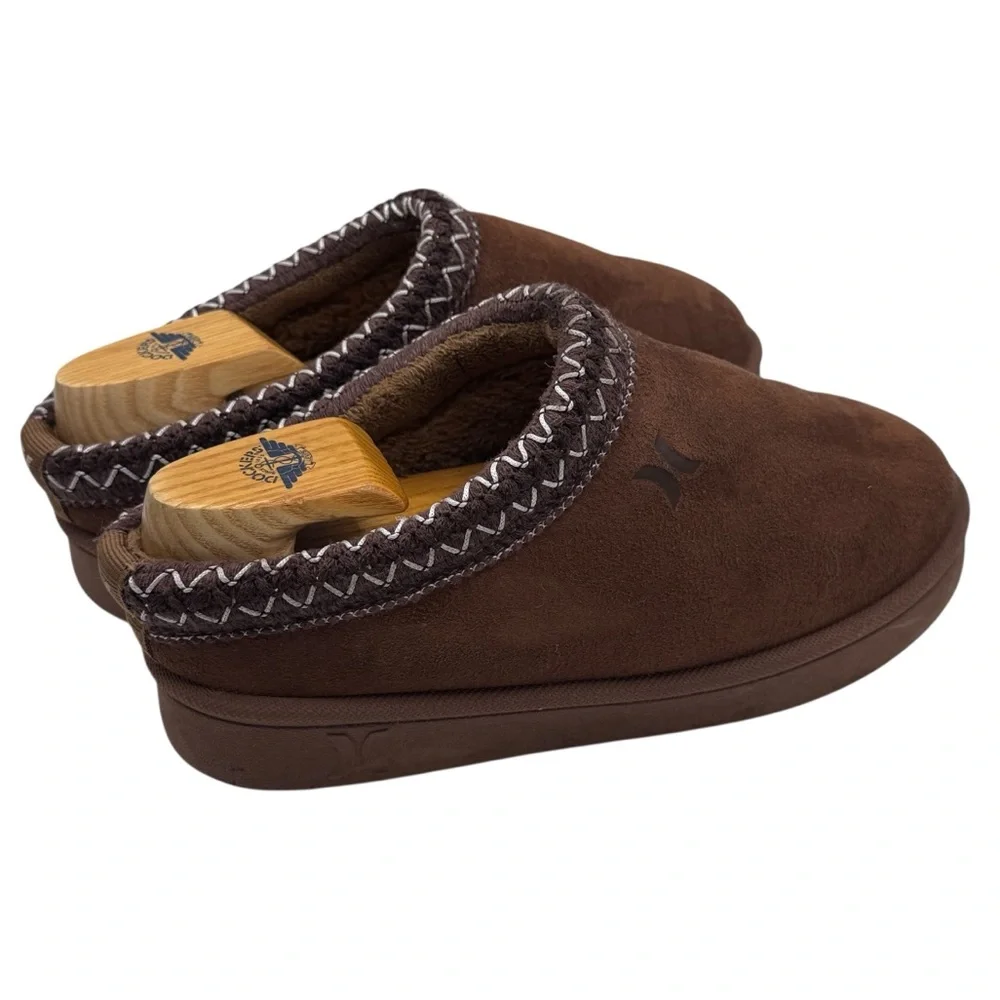 Hurley Brown Kids Slippers